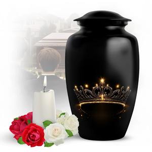 Urnas Funerarias para Cenizas Humanas, Urnas de Cremación para Mujeres Adultas de 10 Pulgadas, Estilo Europeo/Americano, Diseño Personalizable, 220 Pulgadas Cúbicas - Product Image 2