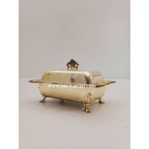 Conception Standard fait à la main miroir poli métallique beurre plats haute exigence nouveauté cuisine décor beurre plat approvisionnement - Product Image 3