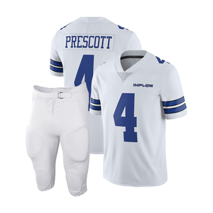 Logo personnalisé de qualité professionnelle et impression par sublimation Uniforme de football américain Maillot de football américain avec impression par transfert de chaleur - Product Image 2