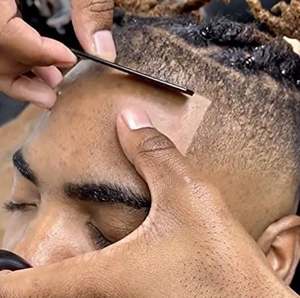 Afeitadoras con estilo para hombre, maquinilla de afeitar con mango de plástico, soporte para cuchillas de peluquero, maquinillas de afeitar de peluquero de acero inoxidable alemán - Product Image 3