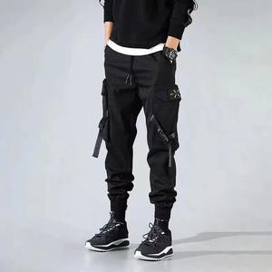 Stylish Multi-Pocket Casual <b>Men's</b> Pants New Breathable 100% Organic Cotton Trousers High Quality Quick Dry Cargo <b>Jogger</b> - Product Image 1