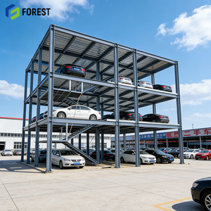 Steel Structure Parking Building Fleet Storage Exporter Durable Fire Resistant Multi Level Solid Urban Iso Certified - Product Image 1