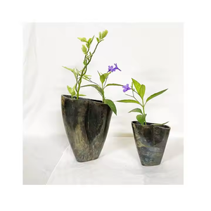 Jarrón de cáliz con acabado de cobre y Metal de alta calidad para flores en el centro de mesa decorativo de boda por decoración Impex - Product Image 3