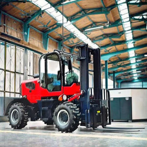 Montacargas Diésel MaoXiang Nuevo de 3.5 Toneladas 4x4 para Terreno Accidentado con Neumáticos Sólidos, Mástil de Dos Etapas, Precio de Fábrica - Product Image 5