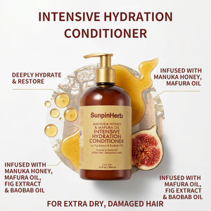 Acondicionador Profesional Hidratante para el Cabello con Miel de Manuka y Aceite de Mafura para el Cuidado del Cabello Seco y Dañado en Salones de Belleza - Product Image 1