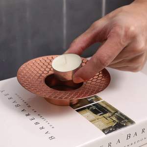 Votiva de metal para velas de candelita iluminación adecuada para bodas decoración festiva y brillo cálido - Product Image 1