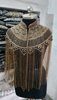 Nouvel arrivage de robes afghanes de soirée artisanales de créateur indien perlées pour femmes vente en gros de vestes perlées India Guru Kirpa Export House