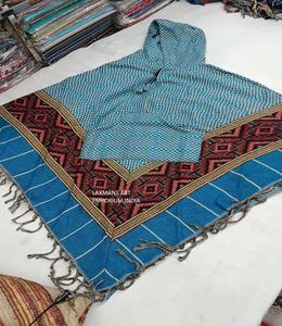 New 2023 Winter Fashion Knitted Acrylic <b>Ponchos</b>/Jackets <b>for</b> <b>Men</b> and Women Wholesale From India - Product Image 2