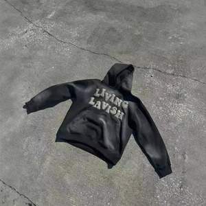 Sudadera con capucha de alta calidad para hombre, ropa de calle personalizada, Jersey de algodón con estampado de gran tamaño bordado impermeable - Product Image 2