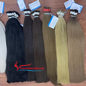 ผมต่อเป็นลอนแบบยาวที่สุดสำหรับผมต่อผมสีนุ่มสลวยจากเวียดนามเวอร์จิน100% - Product Image 4