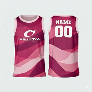 Servicio OEM, Jersey de Baloncesto para Hombre sin Mangas, de Alta Calidad, Nuevo, Corte Regular, Precio Económico, Ropa Deportiva - Product Image 1