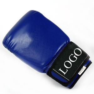 Gants de boxe professionnels en cuir PU respirant de haute qualité, design personnalisé, pour entraînement de sparring, arts martiaux, avec fermeture auto-agrippante - Product Image 6