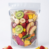 Direct van de fabriek: Aardbei, kiwi, drakenvrucht, mango, ananas gemengd gevriesdroogd fruit voor een gezonde, knapperige snackmix