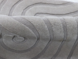 Alfombras de Lana de Diseño Moderno Personalizadas, Hechas a Mano, de Alta Calidad, Juego de Alfombras Únicas en Forma de S, Antideslizantes, de Pelo Medio - Product Image 6