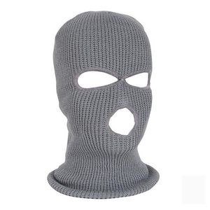 High Quality Custom Embroidered Logo Warm <b>Face</b> Cover Ski Mask Winter 3 Hole Balaclava for Skiing - Product Image 2