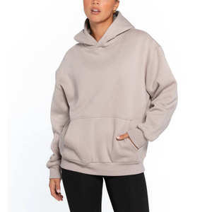 Heavyweight Fleece Zipper Hoodie Boxy Oversized Pullover Regular Fit Unisex Winter Streetwear Sudadera - Product Image 2