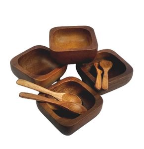 Cuenco grande de madera natural de alta calidad para servir ensaladas familiares a un precio asequible por Aaliyan Impax DE LA India - Product Image 2