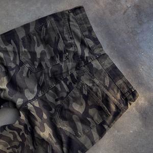 Custom All Over Printing Camouflage 100% Cotton Work Pants Oversized Men Baggy <b>Wide</b> <b>Leg</b> <b>Cargo</b> Tactical Pants for Men - Product Image 4