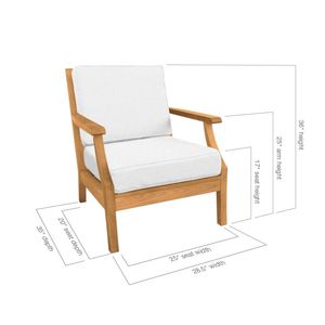 Sofá de jardín ecológico de madera maciza de teca moderna para patio, hoteles, playas y salas de estar - Product Image 5