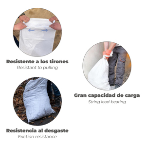 Sac de construction en raphia 60x100 cm - Product Image 4