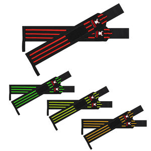 Poignets de poignet de couleurs et de conceptions personnalisées de premier ordre pour l'accessoire de sécurité de forme physique d'entraînement de représentation d'haltérophilie de gymnase - Product Image 5