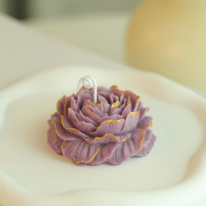 かわいいバラの花型牡丹アロマセラピー香りのパラフィンワックスキャンドルクリスマスの結婚式の家の装飾バレンタインデー - Product Image 5