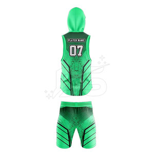 ชุดยูนิฟอร์มทีมฟุตบอลธงชาย ชุดแข่งแบบกลับด้านได้พร้อมโลโก้สั่งทำ เสื้อและกางเกงขาสั้น ผลิตจากโพลีเอสเตอร์ 100% สำหรับผู้ใหญ่ - Product Image 3