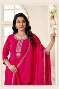 Pakistani Salwar Kameez Embroidered Traditional Ethnic Wear for <b>Women</b> and Girls Elegant Designer <b>Suit</b> for Festive and Casual Use - Product Image 3