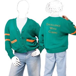 Cardigan personnalisé FAMUu University brodé à manches longues 100% coton - Product Image 4
