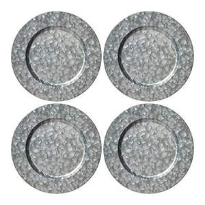 Plato de Presentación Ecológico de Acero Inoxidable con Acabado Plateado, 100 Piezas MOQ para Bodas, Banquetes Formales, Vajilla Elegante de Lujo - Product Image 4