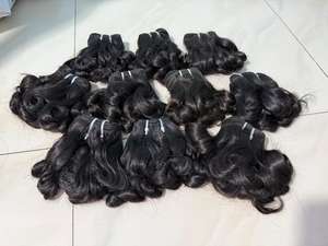 Extensions de Cheveux Boucle Baby Curly 100% Cheveux Indiens de Temple, Tissage Mèche de Cheveux Humains Non Traités à Cuticules Alignées - Product Image 2