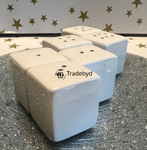 Juego de Dados Poliédricos de Lujo de Hueso Natural Moldeado, 7 Piezas, Ecológico y Duradero para Juegos de Rol y de Mesa Tradebyd - Product Image 4