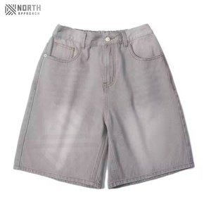 Summer New Men Fashion <b>Stretch</b> Causal Short Jeans <b>Denim</b> Shorts Gray <b>Denim</b> Swear Mens Shorts Canvas <b>Fabric</b> High Street Men Summer - Product Image 6
