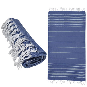 Fait à la main Hammam Fouta turc coton serviette de bain enveloppement léger séchage rapide absorbant Spa couverture plage voyage pique-nique jeter - Product Image 1