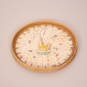 Nouveau design plateau en nacre plateau de service cadeau plateau en nacre pour la décoration intérieure prix bon marché du Vietnam - Product Image 1