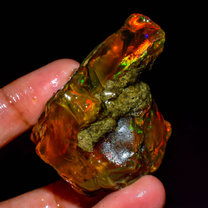 อัญมณีหลวม, โอปอลเอธิโอเปียนดิบ, พลอยโอปอลหยาบเอธิโอเปีย, โอปอลไฟฉูดฉาด, พลอยโอปอลโอปอลธรรมชาติ, 219 ct. R-319 - Product Image 2