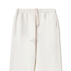 กางเกงวอร์มผ้าเฟรนช์เทอร์รี่ฟอกสีสไตล์วินเทจสำหรับผู้ชาย ผ้าฟลีซหนานุ่มแบบสั่งทำพิเศษ เป็นมิตรกับสิ่งแวดล้อม ปักลายสไตล์วินเทจ เรียบง่าย สบายๆ สไตล์สตรีทแวร์ - Product Image 6