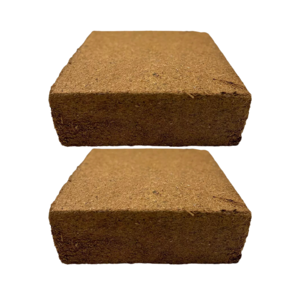 Média de culture en coco pour légumes et fleurs, briques compressées couramment utilisées, brun lavé, tamponné - Product Image 1