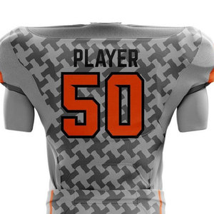 Nouveau Style meilleur uniforme de Football américain de haute qualité 100% Polyester matériel maillot de Football américain avec prix de vente chaud - Product Image 5