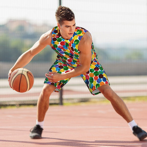 Conjunto de Uniforme de Baloncesto de Poliéster BSCI, Impresión por Sublimación Personalizada, Estilo Moderno, Ropa Deportiva Transpirable y Opciones de Tallas Grandes 2026 - Product Image 2