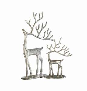 Renard en aluminium coulé personnalisable, écologique et fait à la main pour les décorations de Noël et les fêtes à la maison - Product Image 2