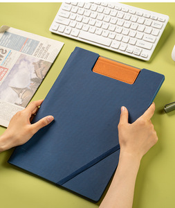 Produits de classement, fournitures de bureau, porte-documents en cuir PU A4, organiseur de dossiers, porte-documents avec porte-stylo - Product Image 5