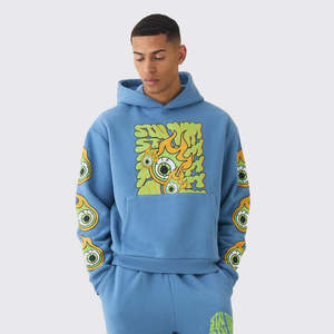 Conjunto de chándal cómodo para hombre con capucha y pantalones a juego para uso diario y ropa de calle perfecta - Product Image 3