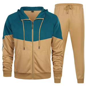 2025 personalizado hombres 2 piezas Sudadera con capucha Jogger conjunto de alta calidad chándal bordado personalizable Jumper sudaderas con capucha chándal - Product Image 1
