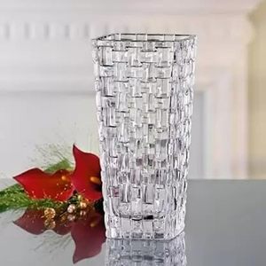 Vases à fleurs décor à la maison Source inde Transparent (petite taille) centres de table moderne cristal clair grand Pot pour la maison mariage - Product Image 1
