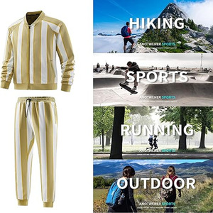 Conjunto Deportivo Personalizado de Pantalones Deportivos Holgados de Felpa de 420 g/m² 100% Algodón y Sudadera con Capucha y Cremallera para Hombre, Subido por Dress Sports - Product Image 6