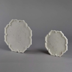 ถาดเรซินสีขาวแบบเรียบง่ายถาดเรียบง่ายทำด้วยมือแบบเรียบง่ายสำหรับใช้ในห้องครัวและที่เก็บของอเนกประสงค์ - Product Image 5