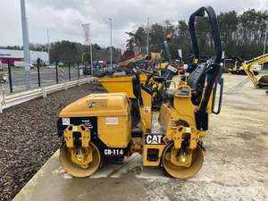 เครื่องจักรก่อสร้าง CAT Road Roller มินิดรัมเดี่ยว CAT Road Roller รถบดแบบสั่นสะเทือน - Product Image 2