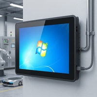 Panel PC Industrial Táctil Capacitivo de 13.3 Pulgadas Android RK3568 1920x1080 POE RS485 NFC 4G para Montaje en Pared, Sin Ventilador