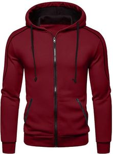 เสื้อฮู้ดแท้ปรับแต่งได้เหมาะสำหรับเดินบนถนนหรือสวมใส่สบายมีหลายสี - Product Image 5